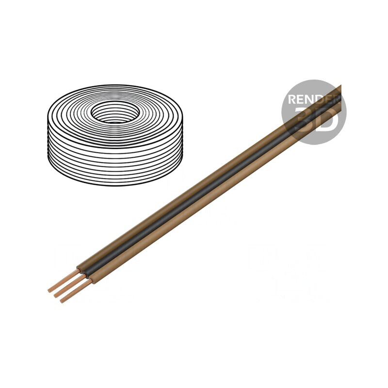 Cablu bandă litat Cu 3x0,25mm2 PVC 50m 350V | Electronic-mag.ro | Componente Electronice Cablu bandă litat Cu 3x0,25mm2 PVC 50m 350V | Electronic-mag.ro | Componente Electronice
