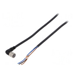 Cablu de conectare M8 4 pini unghi 5m PVC | Electronic-mag.ro | Componente Electronice