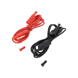 Cabluri de Măsurare 15A 2m Soclu Axial 4mm | Electronic-mag.ro | Componente Electronice