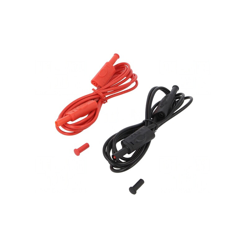 Cabluri de Măsurare 15A 2m Soclu Axial 4mm | Electronic-mag.ro | Componente Electronice