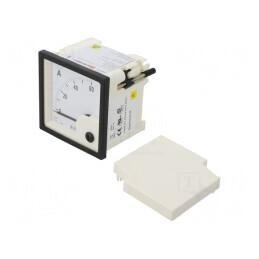 Ampermetru pe Panou DC 0-60A Clasa 1.5 72x72mm | Electronic-mag.ro | Componente Electronice
