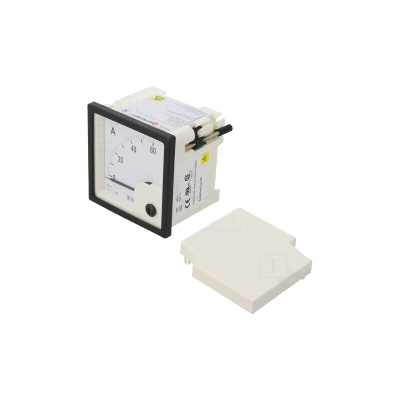 Ampermetru pe Panou DC 0-60A Clasa 1.5 72x72mm | Electronic-mag.ro | Componente Electronice