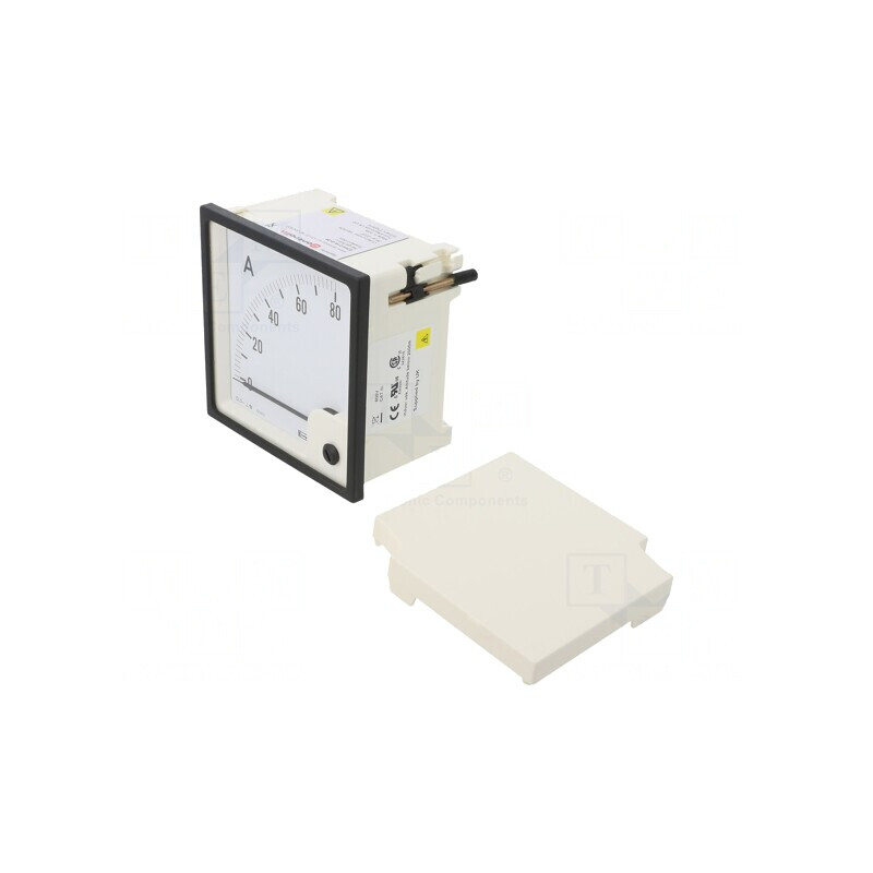 Ampermetru pe panou 0-80A 96x96mm | Electronic-mag.ro | Componente Electronice