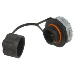 Adaptor Cat 5 cu Capac de Protecție 8p8c