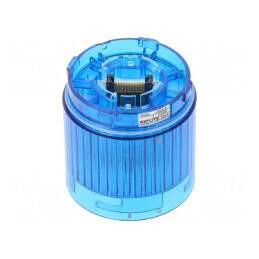 Semnalizator LED Albastru 24V DC IP65 Ø50x50mm | Electronic-mag.ro | Componente Electronice