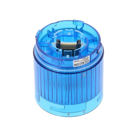 Semnalizator LED Albastru 24V DC IP65 Ø50x50mm | Electronic-mag.ro | Componente Electronice