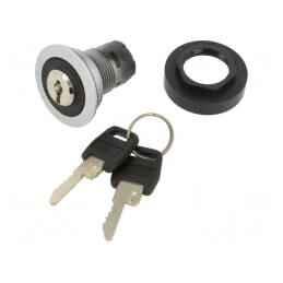 Comutator Rotativ cu Cheie 22mm IP65 | Electronic-mag.ro | Componente Electronice