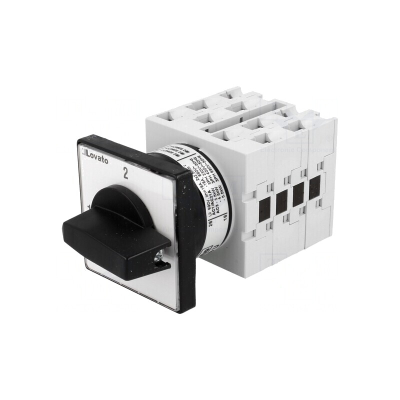 Comutator cu came 16A 2 poziții pentru încastrare 4 poli | Electronic-mag.ro | Componente Electronice Comutator cu came 16A 2 poziții pentru încastrare 4 poli | Electronic-mag.ro | Componente Electronice