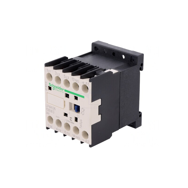 Contactor 3P 24VDC 6A 690V NO | Electronic-mag.ro | Componente Electronice