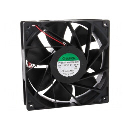 Ventilator axial DC 12V 140x140mm 405 m3/h 62dBA | Electronic-mag.ro | Componente Electronice