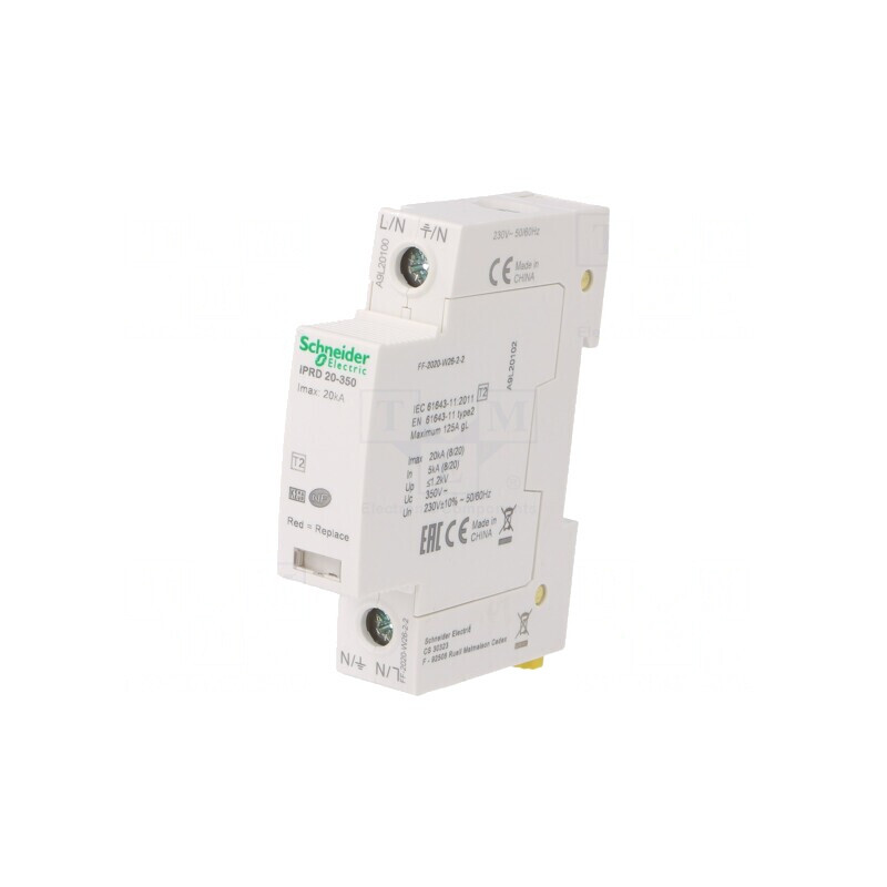 Limitator de Supratensiuni Tip 2 1P pentru Șină DIN IP20 | Electronic-mag.ro | Componente Electronice