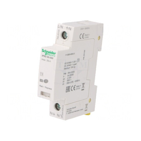 Limitator de Supratensiuni Tip 2 1P pentru Șină DIN IP20 | Electronic-mag.ro | Componente Electronice