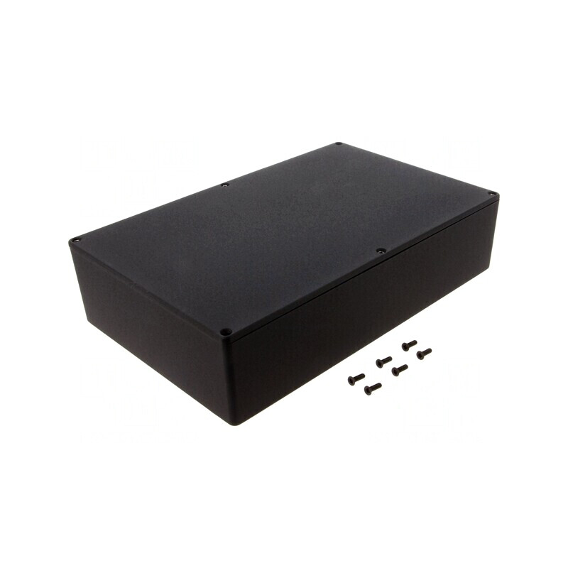 Carcasă universală aluminiu IP54 175x275x67mm 1550JBK | Electronic-mag.ro | Componente Electronice