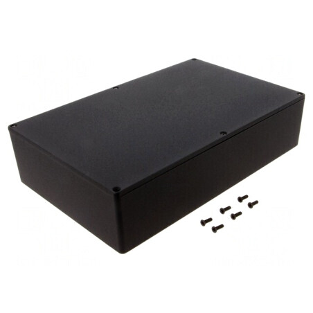 Carcasă universală aluminiu IP54 175x275x67mm 1550JBK | Electronic-mag.ro | Componente Electronice