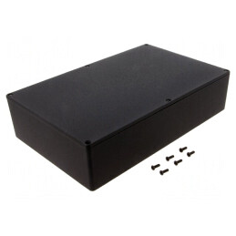 Carcasă universală aluminiu IP54 175x275x67mm 1550JBK | Electronic-mag.ro | Componente Electronice
