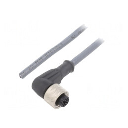 Cablu de conectare M12 unghi 10m 250VAC 2,7A | Electronic-mag.ro | Componente Electronice