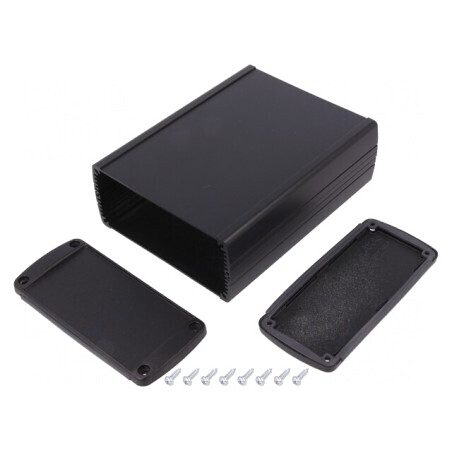Carcasă universală aluminiu TEKAM 106mm x 145mm x 45mm | Electronic-mag.ro | Componente Electronice
