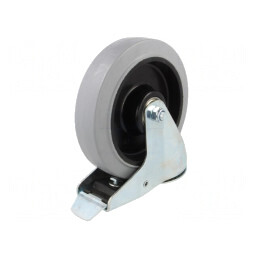 Roată de Transport 200mm 350kg Gumă | Electronic-mag.ro | Componente Electronice