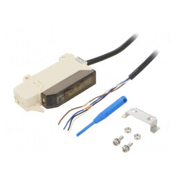 Amplificator fibră optică NPN cu cablu 2m BF3RX | Electronic-mag.ro | Componente Electronice