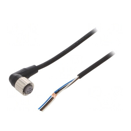 Cablu de Conectare M12 4PIN unghi 10m PUR | Electronic-mag.ro | Componente Electronice
