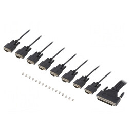 Cablu Conexiune 1m D-Sub 62pin la D-Sub 9pin x8 | Electronic-mag.ro | Componente Electronice