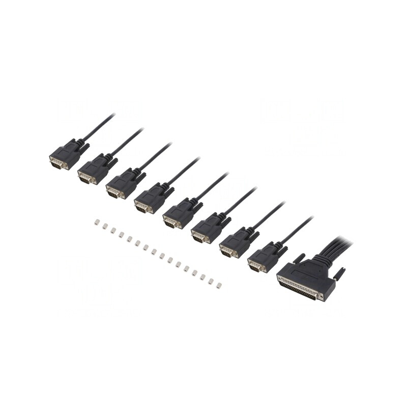 Cablu Conexiune 1m D-Sub 62pin la D-Sub 9pin x8 | Electronic-mag.ro | Componente Electronice