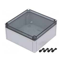 Carcasă Universală Policarbonat 180x182x90mm | Electronic-mag.ro | Componente Electronice