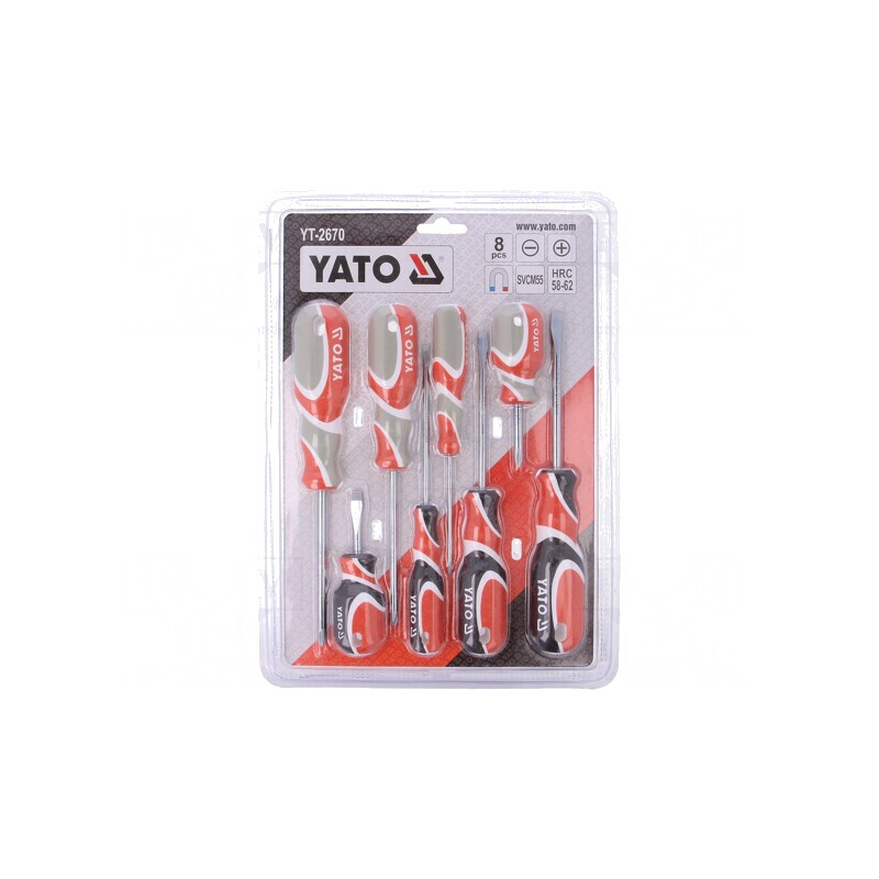 Set Șurubelnițe Phillips și Plate 8 Buc. YT-2670 | Electronic-mag.ro | Componente Electronice