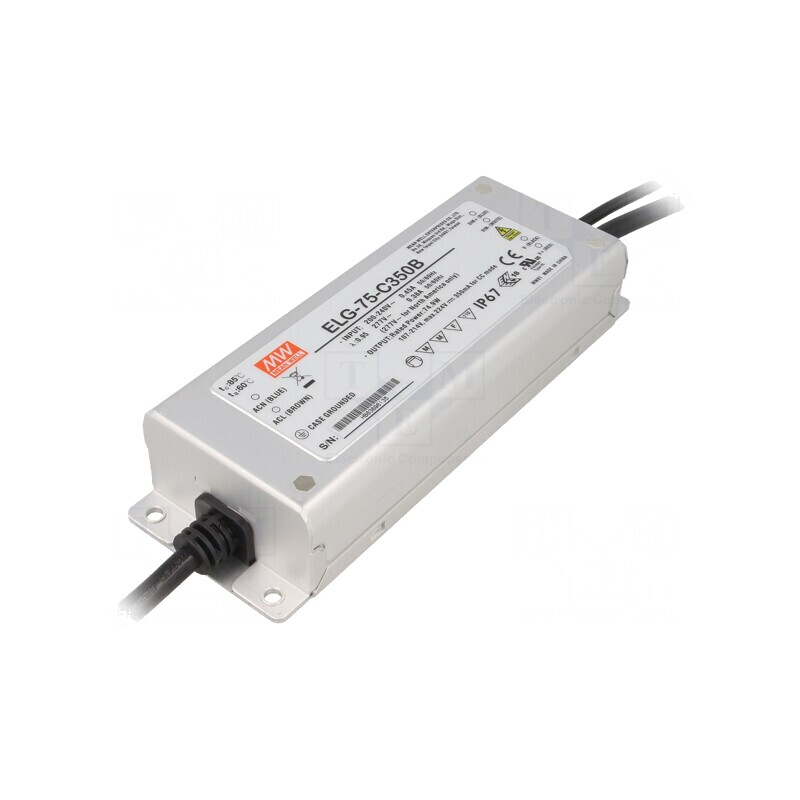 Alimentator LED 75W 350mA 180-295VAC | Electronic-mag.ro | Componente Electronice Alimentator LED 75W 350mA 180-295VAC | Electronic-mag.ro | Componente Electronice