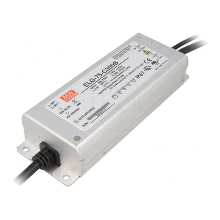 Alimentator LED 75W 350mA 180-295VAC | Electronic-mag.ro | Componente Electronice