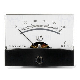 Ampermetru Pe Panou 0-100uA Clasa 2 Rezistenta 1kΩ | Electronic-mag.ro | Componente Electronice