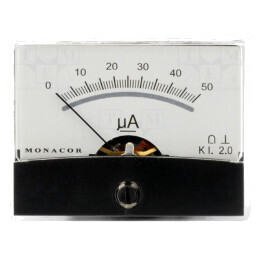Ampermetru Digital Panou 0-50uA Clasa 2 6.5kΩ | Electronic-mag.ro | Componente Electronice