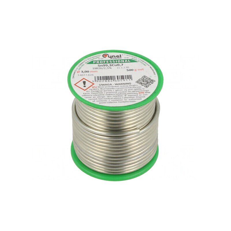 Sârmă de lipit fără plumb 500g 3mm 227°C | Electronic-mag.ro | Componente Electronice Sârmă de lipit fără plumb 500g 3mm 227°C | Electronic-mag.ro | Componente Electronice