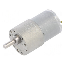 Motor DC cu Transmisie 6-12V 5.5A Ax Crestătură D Metal 37x57 mm | Electronic-mag.ro | Componente Electronice