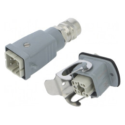 Set Conector HDC 5 PIN Tată și Mamă | Electronic-mag.ro | Componente Electronice