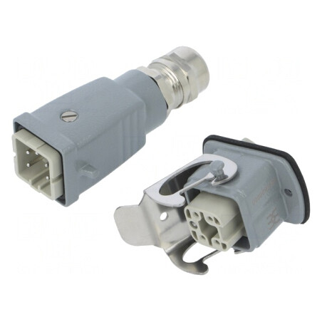 Set Conector HDC 5 PIN Tată și Mamă | Electronic-mag.ro | Componente Electronice