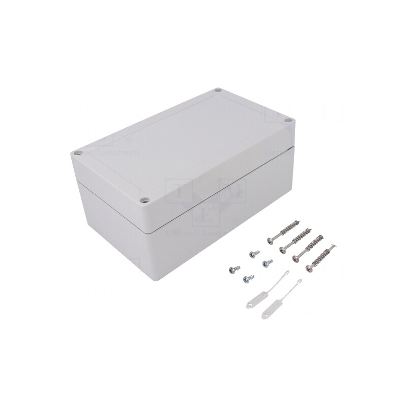 Carcasă Universală Gri ABS 122x202x90mm | Electronic-mag.ro | Componente Electronice