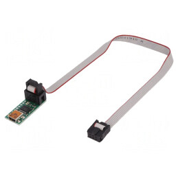 Programator | STK500 | şiruri pini,USB B micro | 5VDC | ISP,serial | USB AVR PROGRAMMER
