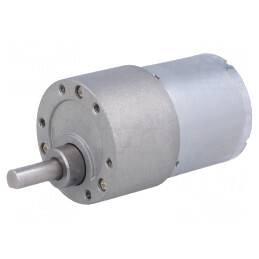 Motor DC cu Transmisie 12V 5,5A Ax Crestat 50:1 Metal Gearmotor | Electronic-mag.ro | Componente Electronice