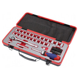 Set Chei Tubulare Hexagonale Oțel 1/4, 3/8 | Electronic-mag.ro | Componente Electronice