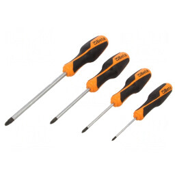 Set Șurubelnițe Pozidriv PZ0-PZ3, 4 Bucăți | Electronic-mag.ro | Componente Electronice