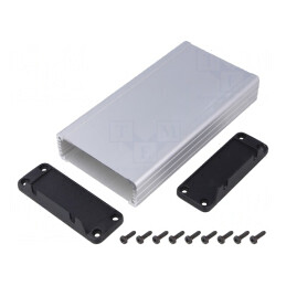 Carcasă aluminiu naturală 84mm x 160mm x 28mm | Electronic-mag.ro | Componente Electronice