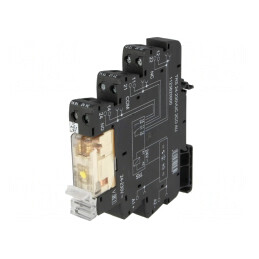 Releu Intermediar DPDT 24-230V 8A | Electronic-mag.ro | Componente Electronice