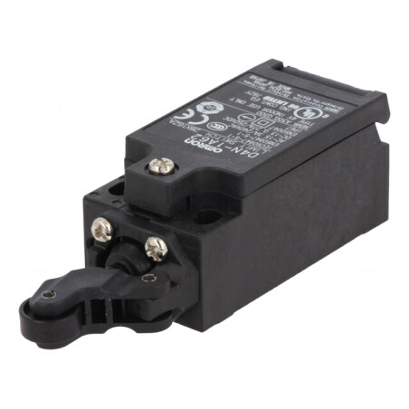 Limitator Cursă Manetă 20mm Rola Plastic 12mm 10A D4N-1A62 | Electronic-mag.ro | Componente Electronice