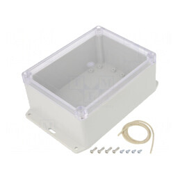 Carcasă Universală cu Lame de Fixare 125x165x75mm | Electronic-mag.ro | Componente Electronice
