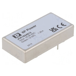 Convertor DC/DC 15W 18-36V la 12V 1250mA THT | Electronic-mag.ro | Componente Electronice
