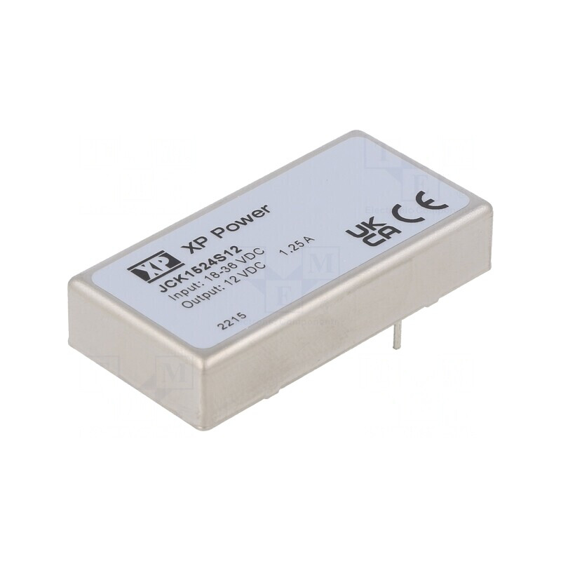 Convertor DC/DC 15W 18-36V la 12V 1250mA THT | Electronic-mag.ro | Componente Electronice