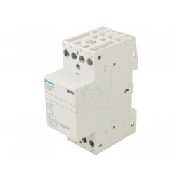 Contactor: 4-polar pt.instalaţii | 25A | 24VAC,24VDC | NO x4 | 