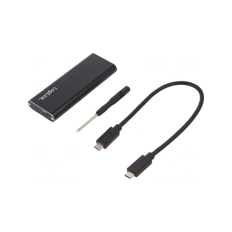 Carcasă hard disc M.2 USB 3.1 neagră | Electronic-mag.ro | Componente Electronice