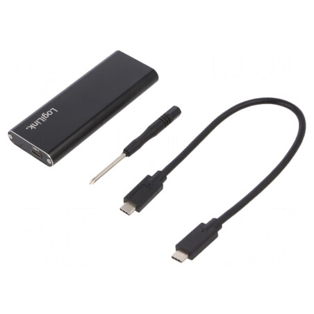 Carcasă hard disc M.2 USB 3.1 neagră | Electronic-mag.ro | Componente Electronice